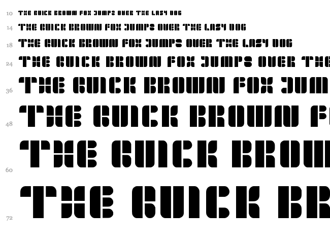 golden bar font waterfall